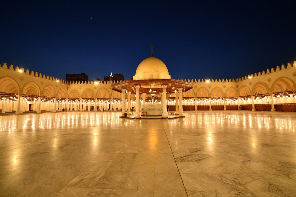Mosque of Amr Ibn Al Aas in Old Cairo 