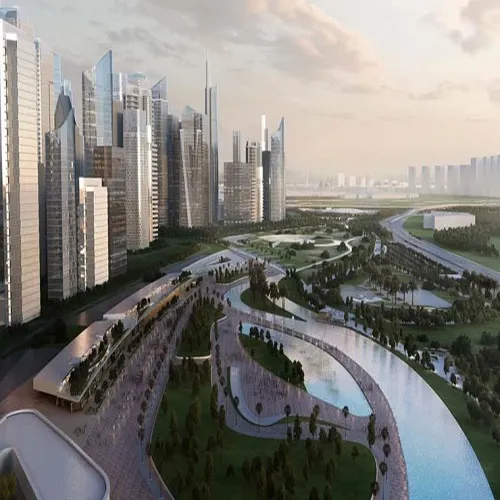 النهر الأخضر بالعاصمة الإدارية الجديدة